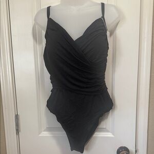 Black one piece Size L NWOT